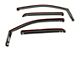 In-Channel Window Deflectors; Front and Rear; Smoke (07-21 Tundra CrewMax)