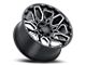 Black Rhino Shrapnel Gloss Black with Milled Spokes 5-Lug Wheel; 18x9.5; 12mm Offset (07-13 Tundra)