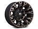 Fuel Wheels Vapor Matte Black Double Dark Tint 5-Lug Wheel; 18x9; 20mm Offset (07-13 Tundra)