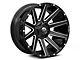 Fuel Wheels Contra Gloss Black Milled 5-Lug Wheel; 20x9; 20mm Offset (14-21 Tundra)