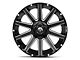 Fuel Wheels Contra Gloss Black Milled 5-Lug Wheel; 20x9; 20mm Offset (14-21 Tundra)