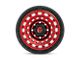 Fuel Wheels Zephyr Candy Red with Black Bead Ring 5-Lug Wheel; 20x9; 20mm Offset (07-13 Tundra)
