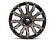 Fuel Wheels Blitz Matte Black Double Dark Tint 5-Lug Wheel; 18x9; 20mm Offset (07-13 Tundra)