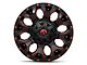 Fuel Wheels Assault Matte Black Red Milled 5-Lug Wheel; 18x9; 20mm Offset (07-13 Tundra)
