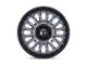 Fuel Wheels Rincon Matte Gunmetal with Black Lip 5-Lug Wheel; 17x9; 25mm Offset (14-21 Tundra)