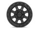 KMC Chase Satin Black with Gloss Black Lip 5-Lug Wheel; 18x9; 18mm Offset (07-13 Tundra)