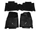 Barricade Custom Fit All-Weather Front and Rear Floor Liners; Black (22-24 Tundra CrewMax)