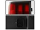 OE Style Full LED Tail Light; Black Housing; Red Lens; Driver Side (22-24 Tundra w/ Tailgate Button)