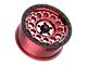 Fittipaldi Offroad FT101 Gloss Red with Machined Face, Red Tint and Satin Black Lip 5-Lug Wheel; 18x9; 18mm Offset (14-21 Tundra)