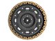 Fittipaldi Offroad FT100 Satin Black with Bronze Ring 5-Lug Wheel; 20x9; 18mm Offset (14-21 Tundra)