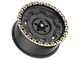 Fittipaldi Offroad FT100 Satin Black with Bronze Ring 5-Lug Wheel; 20x9; 18mm Offset (07-13 Tundra)