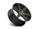 Niche Carina Matte Machined Double Dark Tint 5-Lug Wheel; 22x9.5; 30mm Offset (07-13 Tundra)