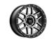 KMC Mesa Satin Black with Gray Tint 5-Lug Wheel; 18x9; 25mm Offset (07-13 Tundra)