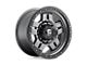 Fuel Wheels Anza Matte Gunmetal with Black Bead Ring 5-Lug Wheel; 18x9; 20mm Offset (14-21 Tundra)