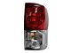 Tail Light; Chrome Housing; Red Clear Lens; Passenger Side (10-13 Tundra)