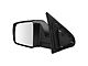 Manual Mirror; Black; Driver Side (07-13 Tundra)