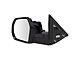 Powered Heated Mirror with Turn Signal and Blindspot; Black; Driver Side (22-23 Tundra)