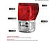 OE Style Tail Light; Chrome Housing; Red/Clear Lens; Passenger Side (10-13 Tundra)