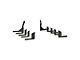 Grip Step 7-Inch Wheel-to-Wheel Running Boards; Body Mount; Textured Black (07-17 Tundra Regular Cab w/ 6-1/2-Foot Bed)