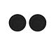 Rear Fold Down Seat Cup Holder Foam Inserts; Black/Black (07-21 Tundra)