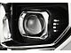 AlphaRex LUXX-Series LED Projector Headlights; Black Housing; Clear Lens (14-21 Tundra w/ Factory Halogen Headlights)