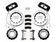 Wilwood AERO6 Front Big Brake Kit with 14.25-Inch Slotted Rotors; Black Calipers (07-15 Tundra)