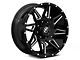 XF Offroad XF-218 Gloss Black Milled 5-Lug Wheel; 20x12; -44mm Offset (14-21 Tundra)