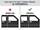 N-Fab Cab Length RKR Side Rails; Textured Black (22-24 Tundra CrewMax)
