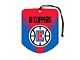 Air Fresheners with Los Angeles Clippers Logo; Red