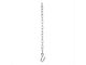 Safety Chain with One S-Hook; 27-Inch; 5,000 lb.