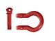 Overland Vehicle Systems 3/4-Inch Recovery Shackle; Red