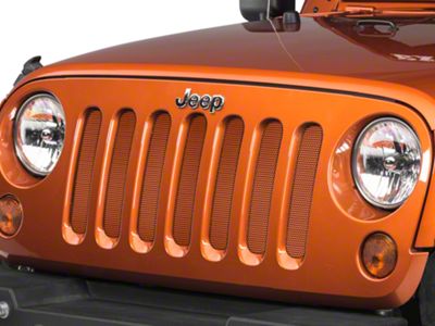 Under The Sun Inserts Grille Insert; Mango Tango (07-18 Jeep Wrangler JK)