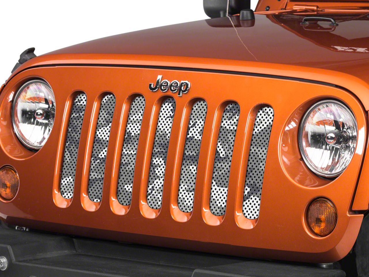 Under The Sun Inserts Jeep Wrangler Grille Insert; Urban Camo INSRT ...