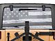 SEC10 Perforated Distressed Flag Rear Window Decal (84-23 Jeep Cherokee XJ & KL)