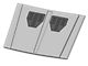 Hood Vent/Louvers; Matte Black (84-01 Jeep Cherokee XJ)