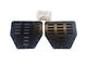 Hood Vent/Louvers; Matte Black (84-01 Jeep Cherokee XJ)