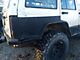 Rear Quarter Panel Armor; Bare Steel (84-01 Jeep Cherokee XJ)