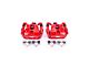 PowerStop Performance Rear Brake Calipers; Red (14-20 Jeep Cherokee KL w/ Single Piston Front Calipers)