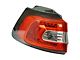 Tail Lights; Chrome Housing; Red Lens (14-18 Jeep Cherokee KL)