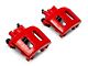 C&L Performance Front Brake Calipers; Red (90-01 Jeep Cherokee XJ)