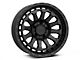 Black Rhino Raid Matte Black Wheel; 17x8.5; -18mm Offset (84-01 Jeep Cherokee XJ)