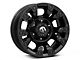 Fuel Wheels Vapor Matte Black Wheel; 15x8 (84-01 Jeep Cherokee XJ)