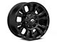 Fuel Wheels Vapor Matte Black Wheel; 18x9; 1mm Offset (84-01 Jeep Cherokee XJ)