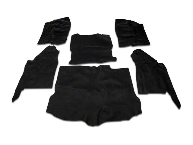 OPR Complete Carpet Flooring Kit; Black (11-18 Jeep Wrangler JK 4-Door)