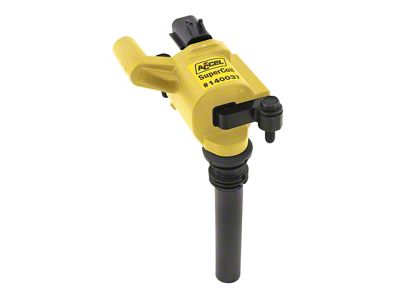 Accel SuperCoil Ignition Coil; Yellow (2005 5.7L HEMI Jeep Grand Cherokee WK)