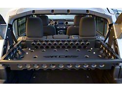ACE Engineering Adjustable Rear Cargo Basket; Texturized Black (18-24 Jeep Wrangler JL 4-Door)