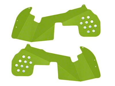 ACE Engineering Front Inner Fender Kit; Gecko Green (18-24 Jeep Wrangler JL, Excluding EcoDiesel)