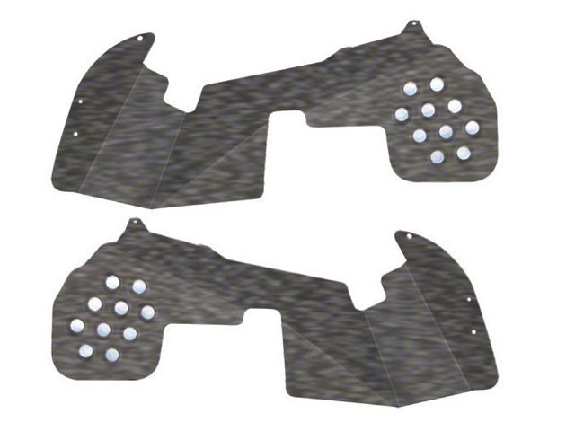 ACE Engineering Front Inner Fender Kit; Gray Hammertone (18-24 Jeep Wrangler JL, Excluding EcoDiesel)