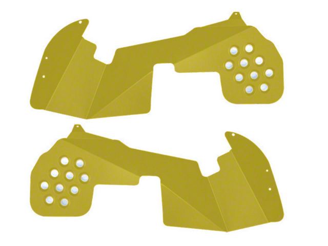 ACE Engineering Front Inner Fender Kit; Lemon Peel (18-24 Jeep Wrangler JL, Excluding EcoDiesel)