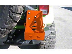 ACE Engineering Pro Series Rear Bumper Jerry Can Holder Kit; Fluorescent Orange (07-24 Jeep Wrangler JK & JL)